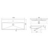 CeraStyle Umywalka Elite 100 cm (032400-u)