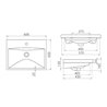 CeraStyle Umywalka Elite 60 cm (032000-u)