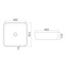 CeraStyle Umywalka One 46x46 cm (076000)