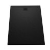New Trendy Mori Brodzik Posadzkowy Prostokątny Czarny 120x90 cm (B-0406)