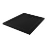 New Trendy Mild Stone Brodzik Akrylowy Prostokątny 110x90x4,5 Czarny (B-0597)