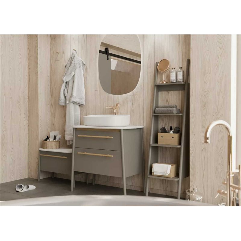 Krofam Dukla Szafka podumywalkowa 80 cm szary półmat (148-0102)