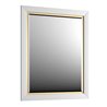 Krofam Chic Lustro 60x80 cm biały półmat (144-0006)