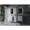 Krofam Vibe Szafka niska 40 cm biało-szary półmat (146-0003)