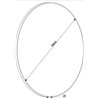 Krofam e-Vog Lustro okrągłe w aluminiowej anodowanej ramie złotej 80 cm (149-0310)
