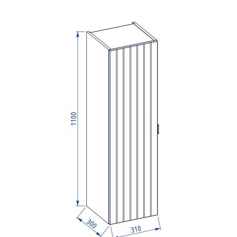 Krofam e-Harmo Szafka średnia 31 cm kaszmir półmat (158-0104)