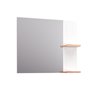 Krofam e-L_Wood Lustro 79 cm biały połysk (139-0010)