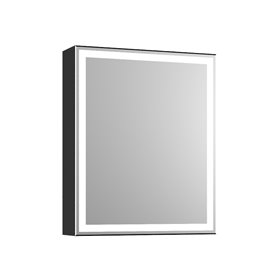 Krofam Neo Szafka lustrzana LED czarny mat (160-0102)