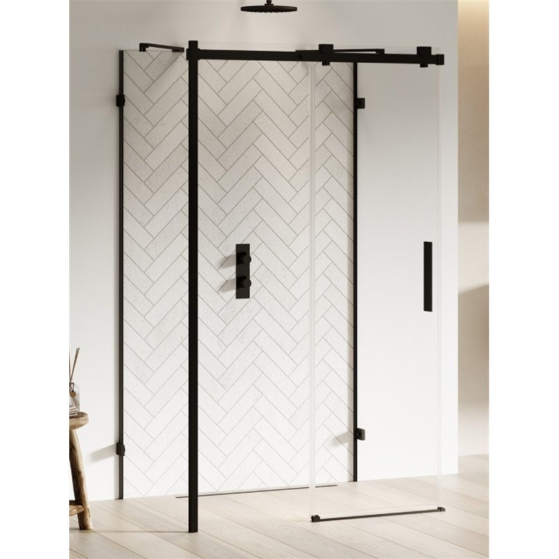 New Trendy Softi Kabina prysznicowa 1D prostokątna przyścienna Lewa 100x80x200 8mm Active Shield 2.0 (EXK-5425)