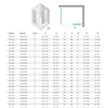 New Trendy Softi Kabina prysznicowa 1D prostokątna Prawa 130x120x200 8mm Active Shield 2.0 (EXK-5310)