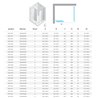 New Trendy Softi Kabina prysznicowa 1D kwadratowa Lewa 120x120x200 8mm Active Shield 2.0  (EXK-5403)
