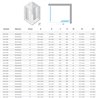 New Trendy Softi Kabina prysznicowa 1D kwadratowa Prawa 110x110x200 8mm Active Shield 2.0 (EXK-5392)