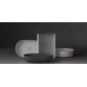 Rak Ceramics SKIN Umywalka slim nablatowa owalna 55x35 cm Blush Concrete - Efekt kamienia (SKICT5500630A)