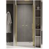 New Trendy New Soleo Light Gold Drzwi wnękowe 2D 100x195 cm 6mm Active Shield 2.0 - wahadłowe  (D-0457A)