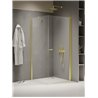 New Trendy New Soleo Light Gold Kabina prysznicowa 1D prostokątna U 80x110x195 cm Active Shield 2.0 (K-1837)