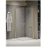 New Trendy New Soleo Light Gold Kabina prysznicowa 2D kwadratowa U 80x80x195 cm Active Shield 2.0 (K-1879)