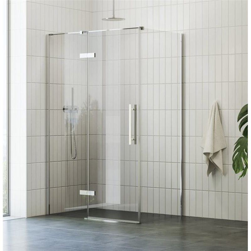 Ravak Cool Kabina prysznicowa prostokątna 100x80 cm profile chrom (X0VVACA00Z1+X9VV40A00Z1)