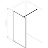 Ravak Air Wall Kabina Walk-in 120 cm czarna (GW9WG0300Z1C)
