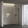 Ravak Air Wall Kabina Walk-in 120 cm czarna (GW9WG0300Z1C)