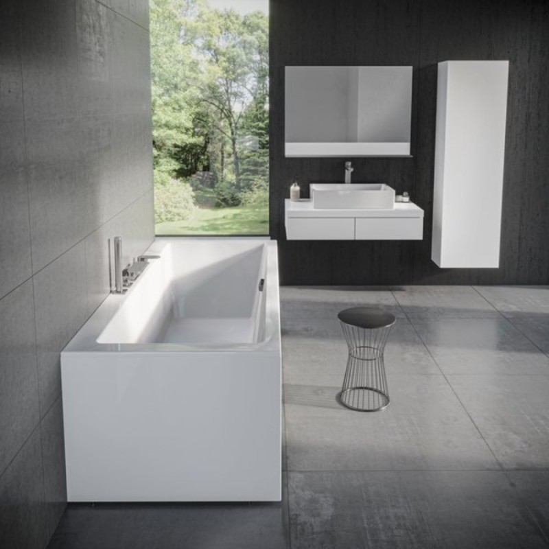 Ravak Formy 01 Slim Wanna prostokątna biała 170x75 cm (C691300000)