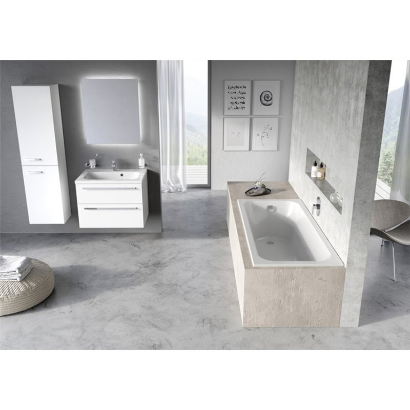 Ravak Chrome Slim Wanna prostokątna biała 150x70 cm (C721300000)