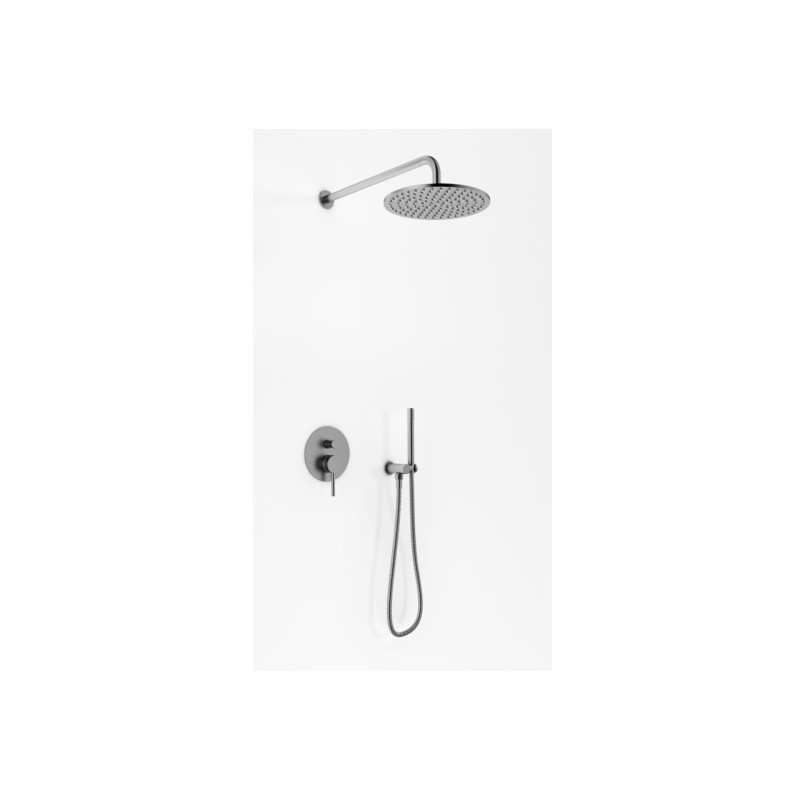 Kohlman Axel Gray Zestaw Prysznicowy Podtynkowy Z Deszczownicą 30 cm (QW210AGR30)