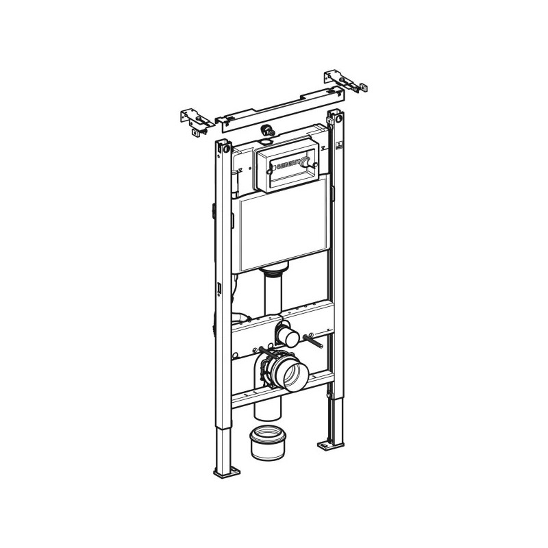 Geberit Duofix Delta UP100 Stelaż podtynkowy do WC 50/112/12 cm (111.170.00.1)