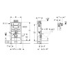 Geberit Duofix Omega Stelaż podtynkowy do WC 50/82/14 cm (111.003.00.1)