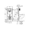 Grohe Rapid SL Stelaż WC podtynkowy do zabudowy (38840000)