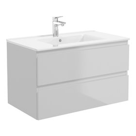 Oltens Vernal szafka podumywalkowa wisząca 60 cm 2S szary mat (60000700)