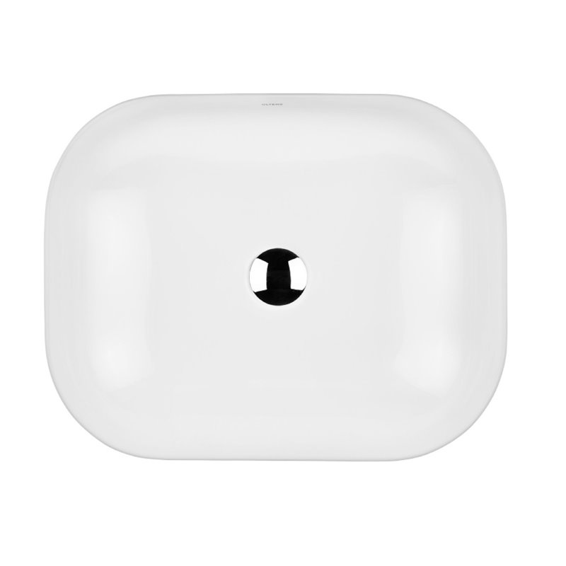Oltens Josen umywalka 50x39,5 cm nablatowa biała (40305000)