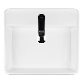 Oltens Duve umywalka 50,5x46 cm nablatowa prostokątna SmartClean biała (41811000)