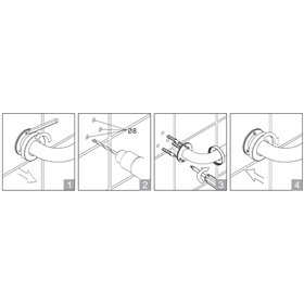 Stella uchwyt poręcz prosta 30 złota połysk 19.009-g