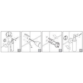 Stella Classic szczotka do wc niska wisząca czarny mat 07.433-b