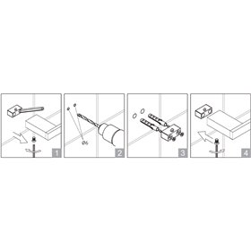 Stella New York szczotka do wc wisząca chrom 05.430