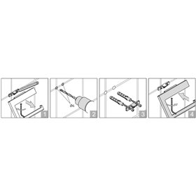 Stella Milano uchwyt do papieru bez osłonki złoty połysk 12.441-g