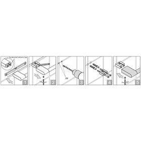 Stella Milano wieszak na ręcznik 30 złoty połysk 12.112-g