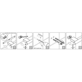 Stella Soul uchwyt łazienkowy kątowy 37×7.5×17 chrom 06.930