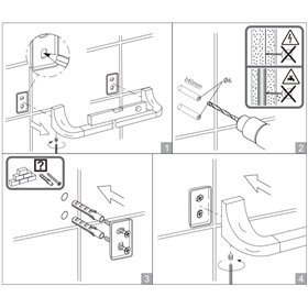 Stella Square haczyk pojedyńczy chrom 04.310