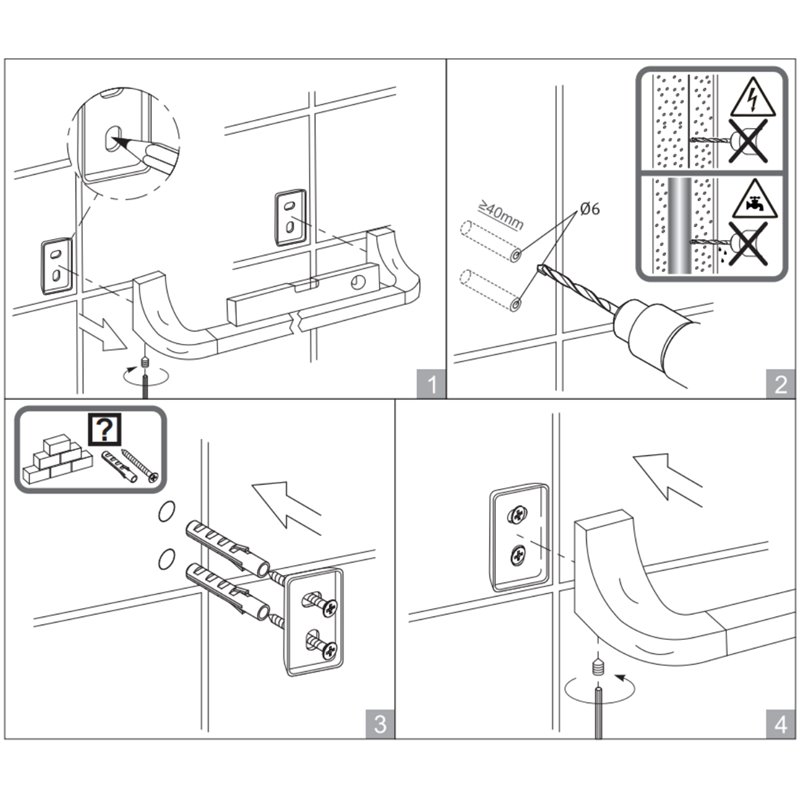 Stella Square haczyk pojedyńczy chrom 04.310