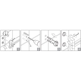 Stella Classic wieszak prosty 30 złoty połysk 07.112-g