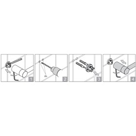 Stella Megan haczyk pojedynczy czarny mat 13.310-b