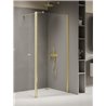 New Trendy New Soleo Light Gold NZ2 Kabina prysznicowa walk-in U 90x195 Active Shield 2.0 (K-1968)
