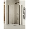 New Trendy New Soleo Gunmetal Brushed Kabina prysznicowa 1D kwadratowa U 110x110x195 Active Shield 2.0 (K-2165)