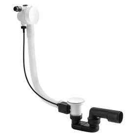 Vedo 246M/100/BI Przelew wannowy z korkiem automatycznym MINIMALISTA I