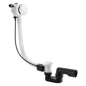 Vedo 342A/60/BI Przelew wannowy z korkiem automaycznym CLASSIC II