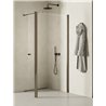 New Trendy New Soleo Gunmetal Brushed Kabina prysznicowa walk-in U 100x195 Active Shield 2.0  (K-2275)