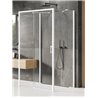 New Trendy Prime White Kabina prysznicowa prostokątna przyścienna L 100x80x200 Active Shield 2.0  (K-1005)
