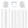 New Trendy Prime White Kabina prysznicowa 1D prostokątna przyścienna P 110x100x200 Active Shield 2.0 (K-1431)