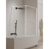New Trendy New Modus White Parawan nawannowy stały U 50x150 Active Shield 2.0 - wzór ramka wsp. prostopadły (EXK-2347-WP)